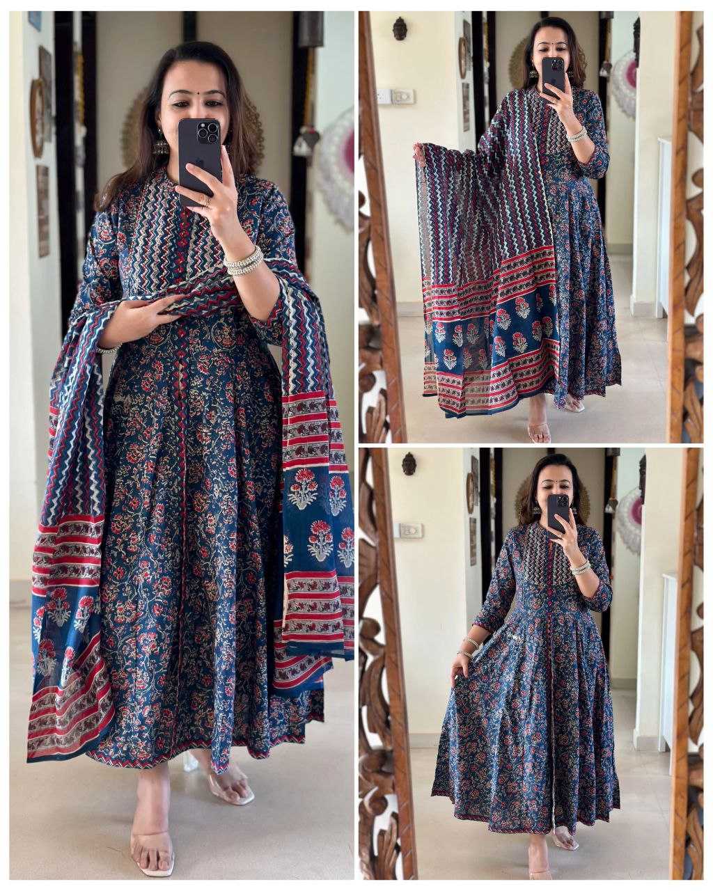 Ynf Cotton KESH536 MALMAL Suits & Dresses Wholesale Printed Suits Cotton Suits Anarkali Suits Manufacturer