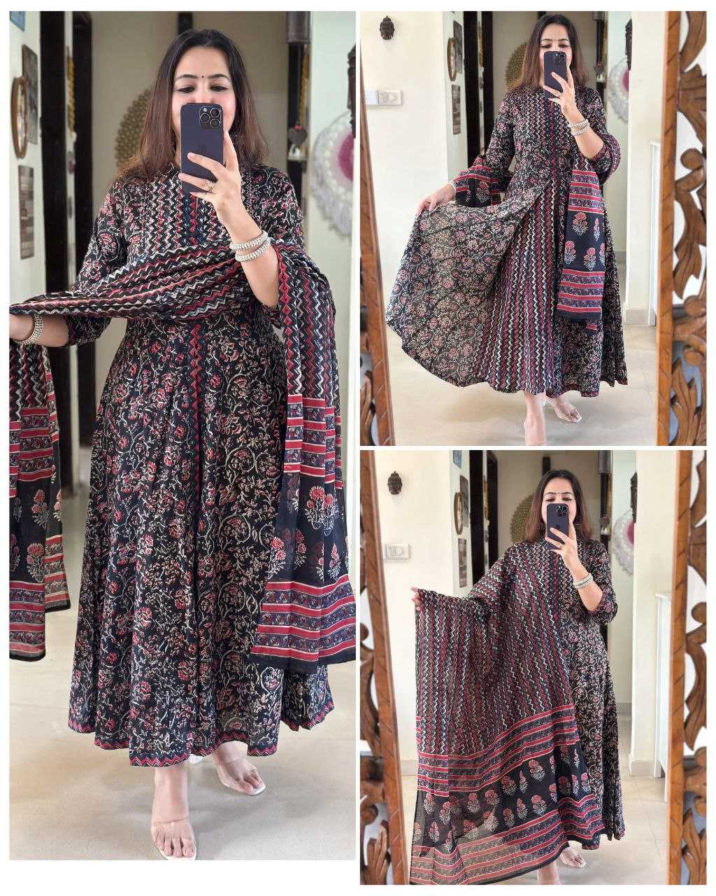 Ynf Cotton KESH536 MALMAL Suits & Dresses Wholesale Printed Suits Cotton Suits Anarkali Suits Manufacturer