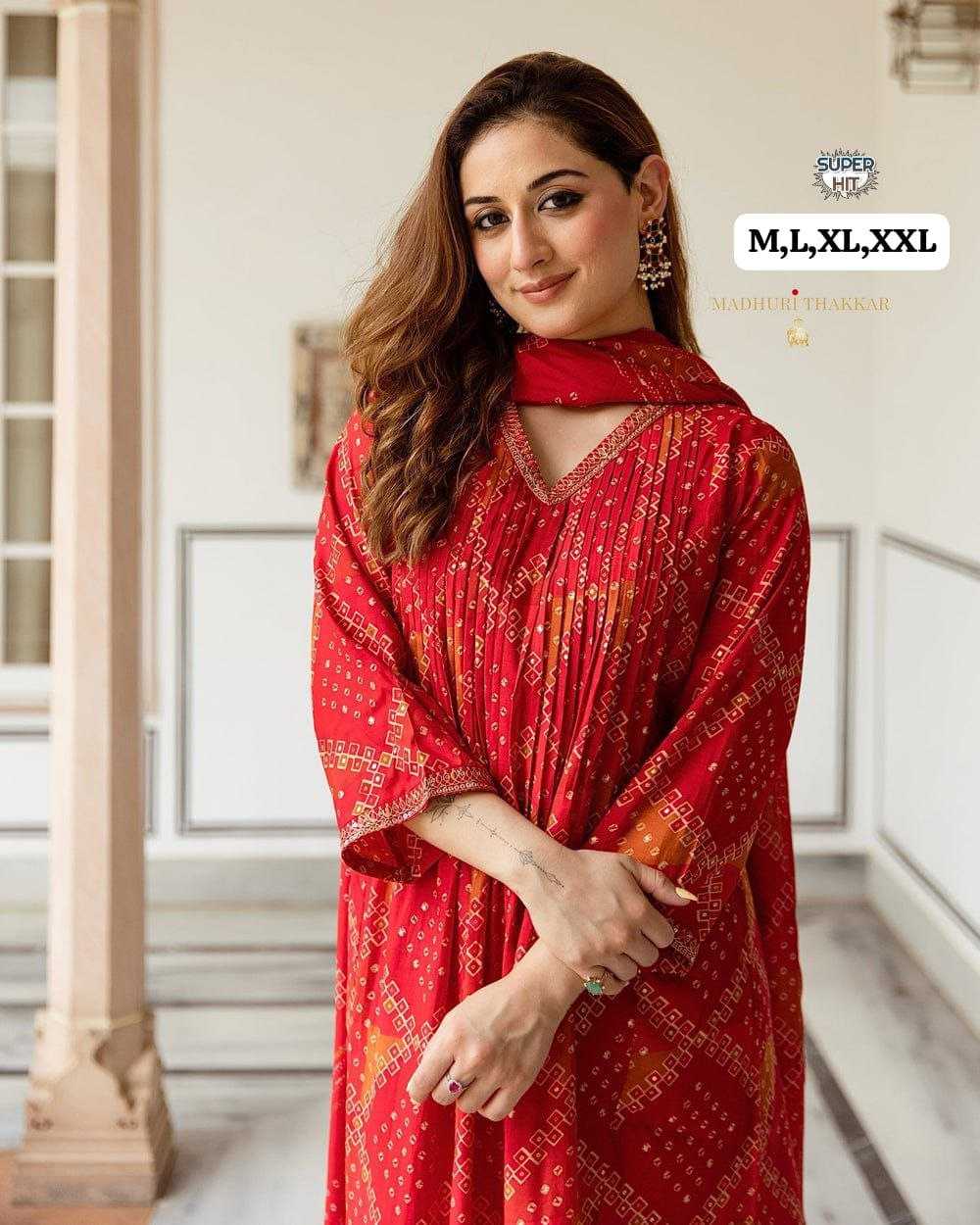 Ynf Cotton KESH536 Radiate Suits & Dresses Wholesale Embroidery Suits Cotton Suits Red Salwar Suit Manufacturer