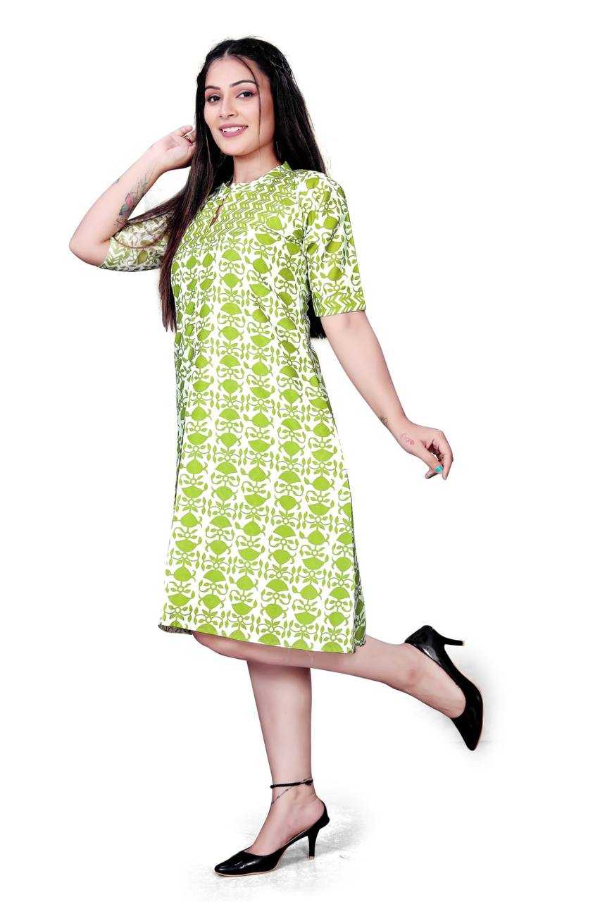 Ynf Cotton KESH544 210 Kurti Wholesale Casual Kurtis Short Kurtis Printed Kurtis Manufacturer