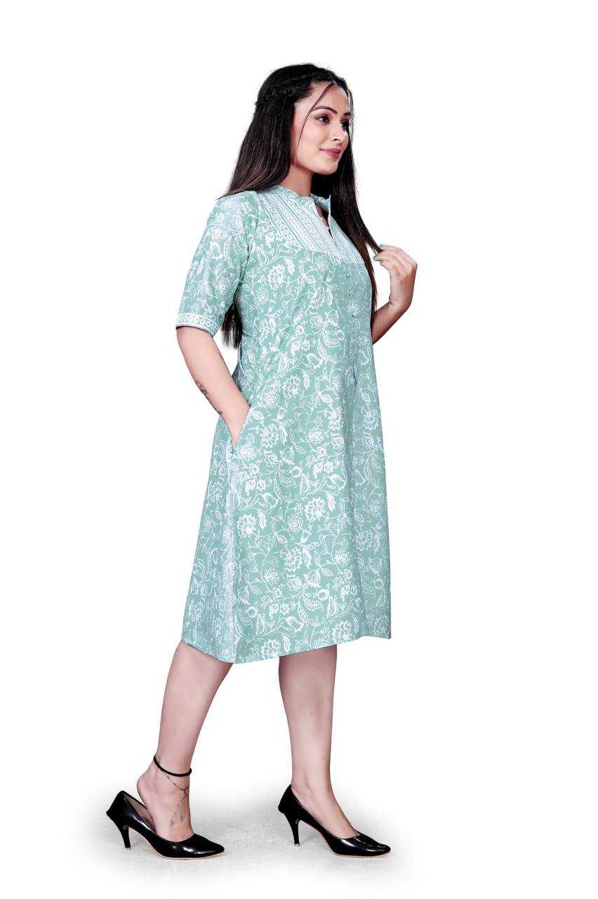 Ynf Cotton KESH544 210 Kurti Wholesale Casual Kurtis Short Kurtis Printed Kurtis Manufacturer