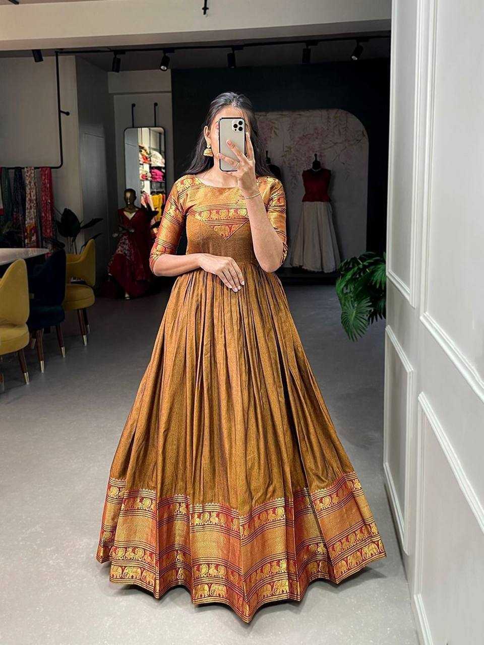 Ynf Cotton KESH544 217 Gowns Wholesale Fancy Gowns Anarkali Gown Long Gowns Manufacturer
