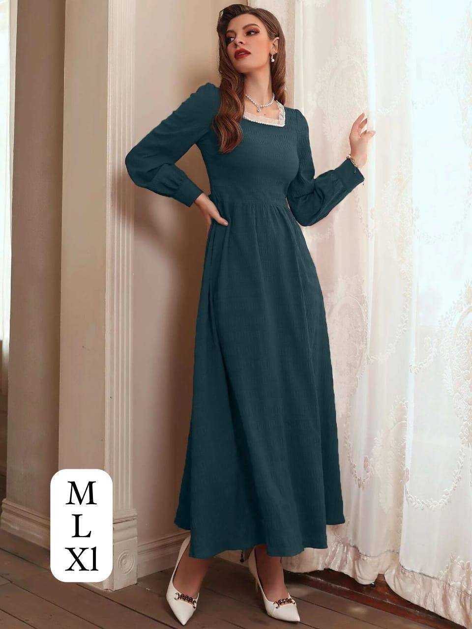 Ynf Cotton KESH544 219 Western Wears Wholesale One Piece Dress Manufacturer