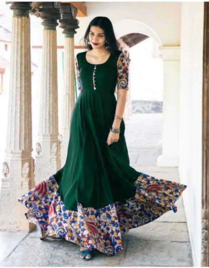 Ynf Cotton KESH552 85 Gowns Wholesale Printed Gowns Fancy Gowns Anarkali Gown Party Gowns Manufacturer