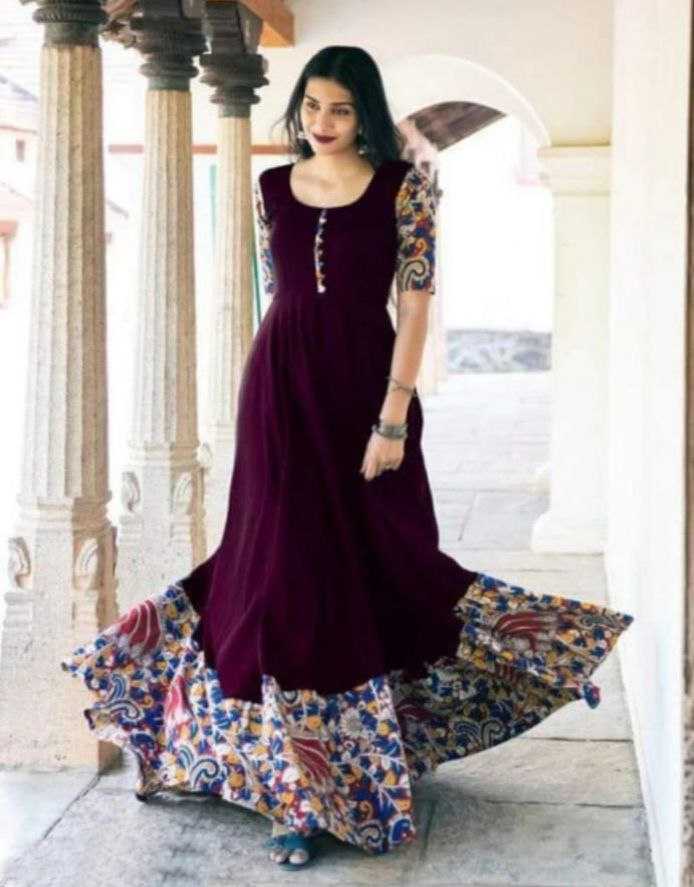 Ynf Cotton KESH552 85 Gowns Wholesale Printed Gowns Fancy Gowns Anarkali Gown Party Gowns Manufacturer