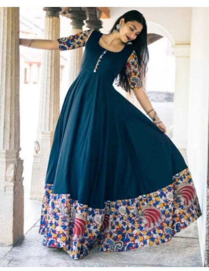 Ynf Cotton KESH552 85 Gowns Wholesale Printed Gowns Fancy Gowns Anarkali Gown Party Gowns Manufacturer