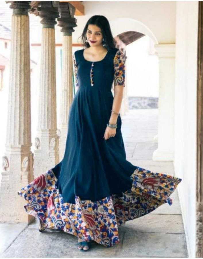 Ynf Cotton KESH552 85 Gowns Wholesale Printed Gowns Fancy Gowns Anarkali Gown Party Gowns Manufacturer