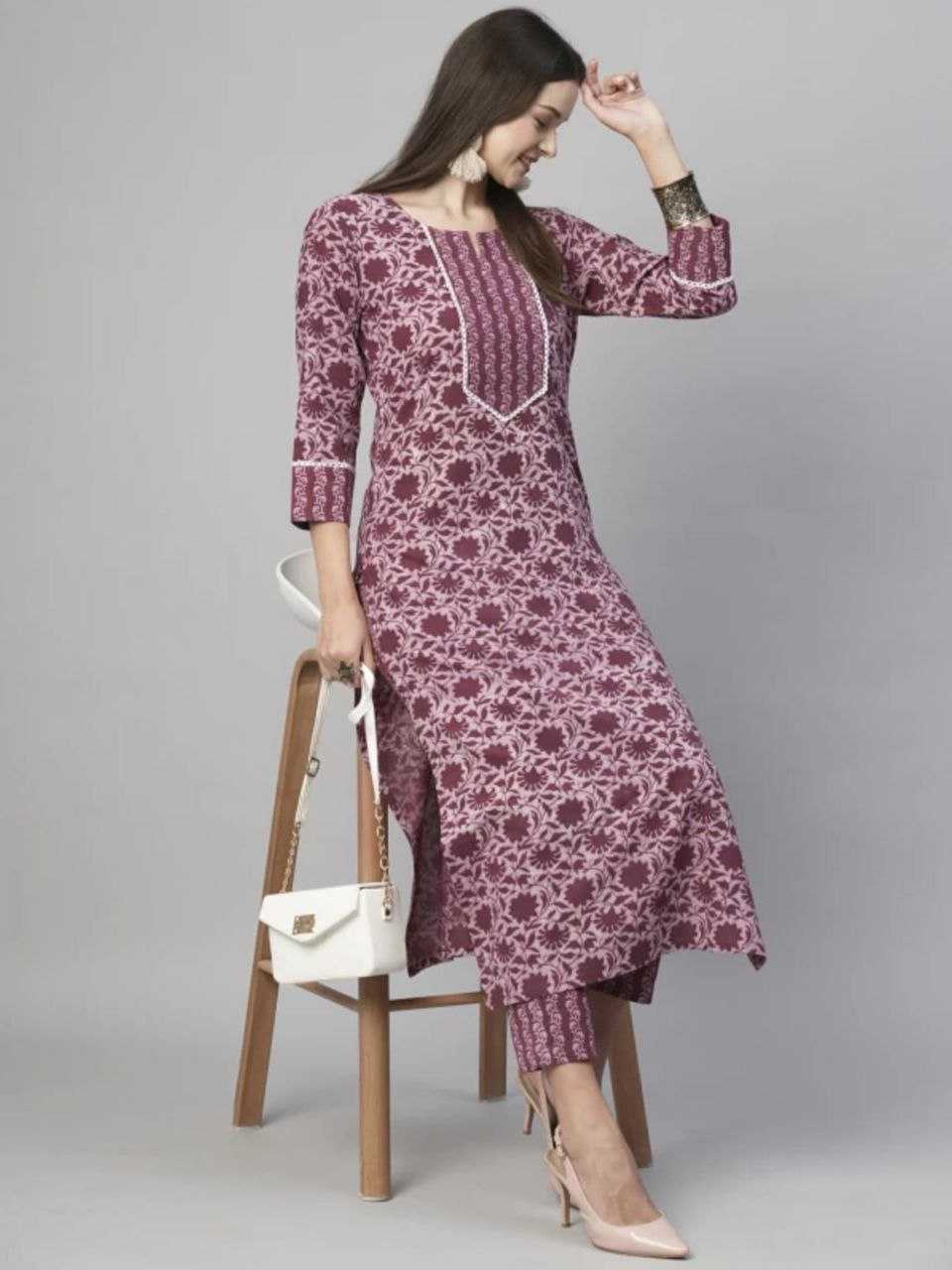 Ynf Cotton KESH559 706 Suits & Dresses Western Wears Festive Collections Wholesale Casual Dresses Printed Dresses Cotton Dresses Manufacturer