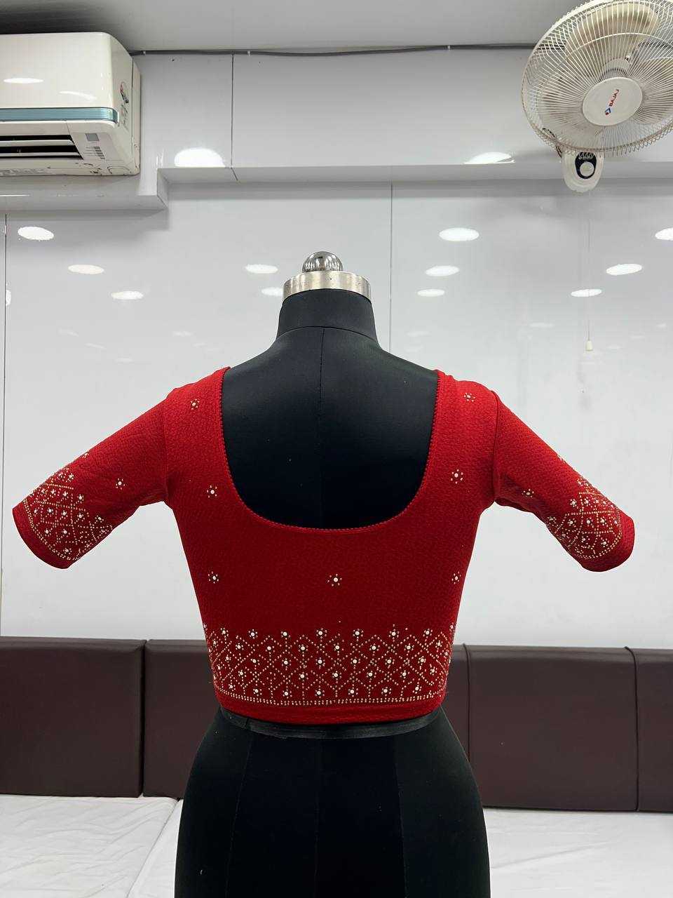 Ynf Cotton Lycra KESH535 ADITI Readymade Blouses Wholesale Designer Blouse Embroidered Blouses Cotton Blouse Manufacturer