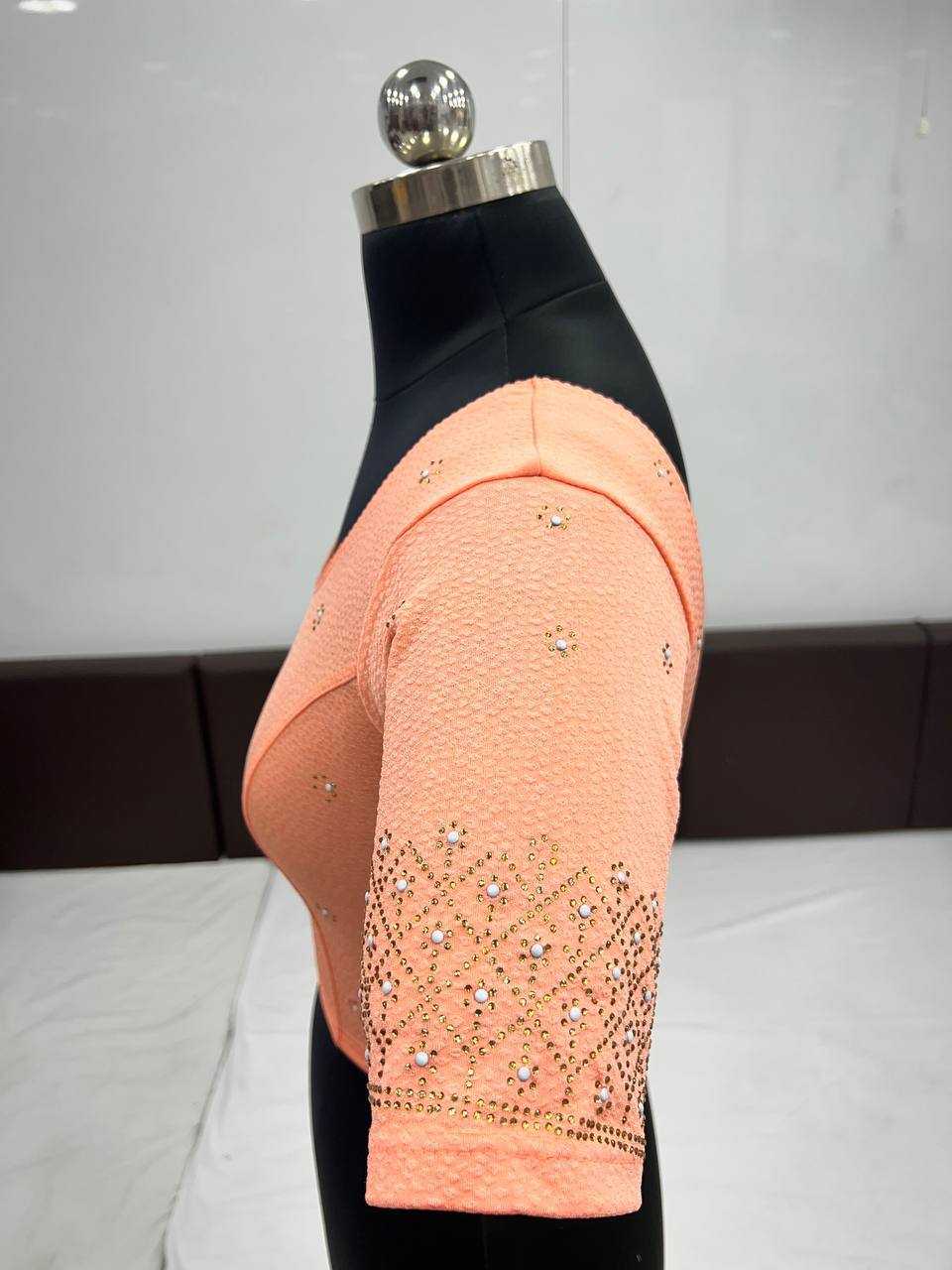 Ynf Cotton Lycra KESH535 ADITI Readymade Blouses Wholesale Designer Blouse Embroidered Blouses Cotton Blouse Manufacturer