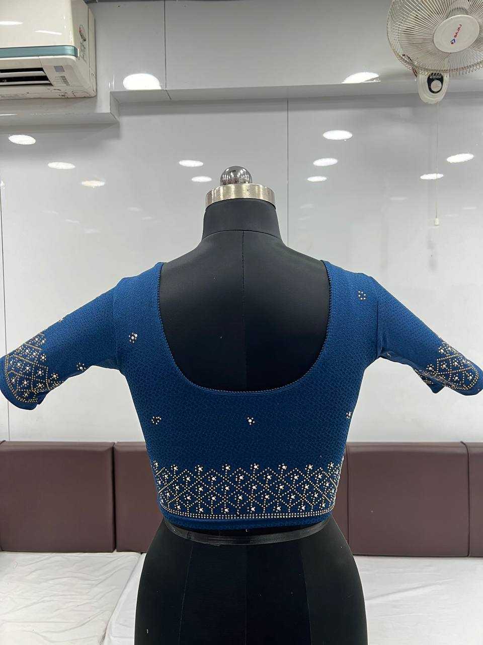 Ynf Cotton Lycra KESH535 ADITI Readymade Blouses Wholesale Designer Blouse Embroidered Blouses Cotton Blouse Manufacturer