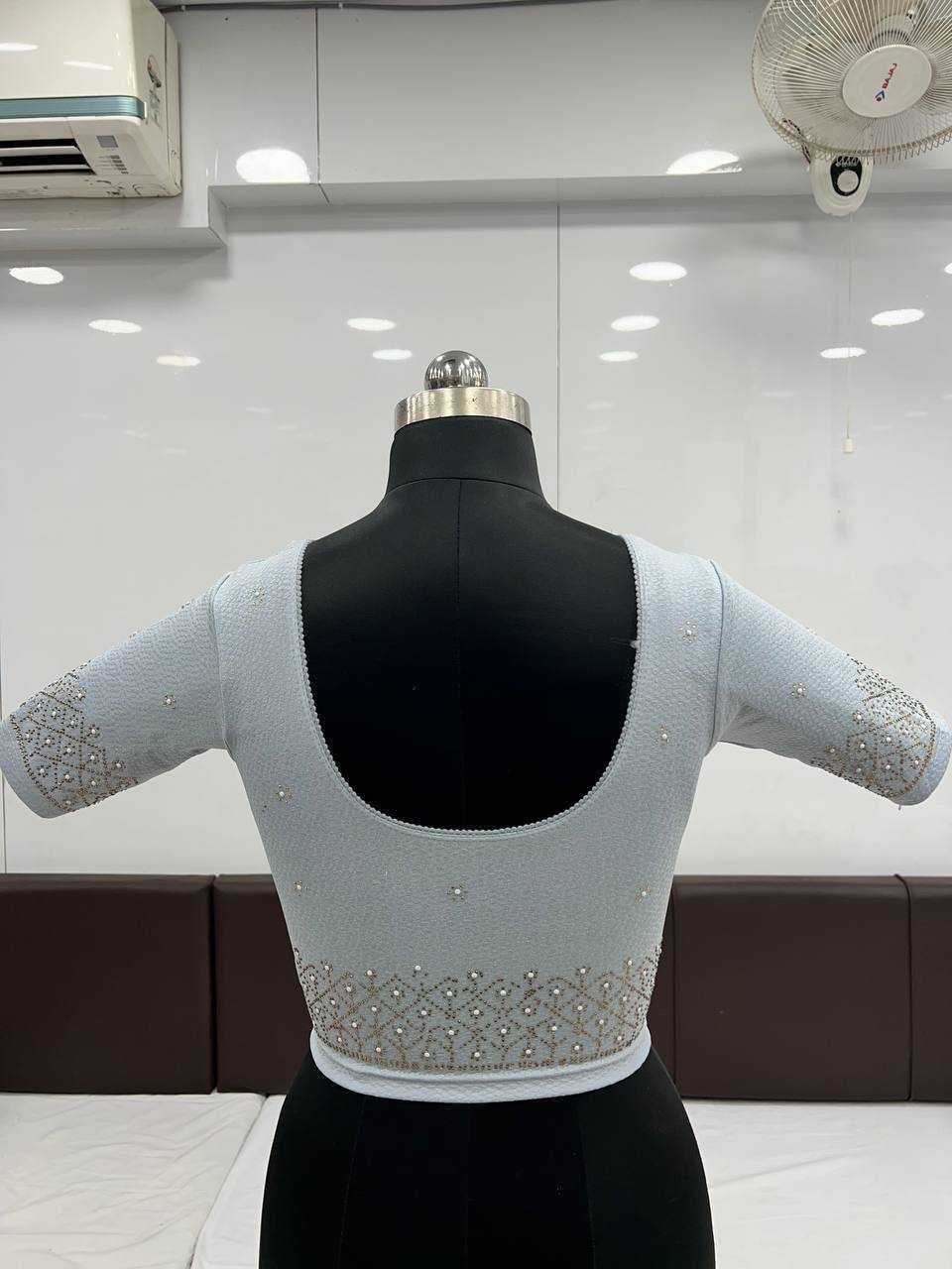 Ynf Cotton Lycra KESH535 ADITI Readymade Blouses Wholesale Designer Blouse Embroidered Blouses Cotton Blouse Manufacturer