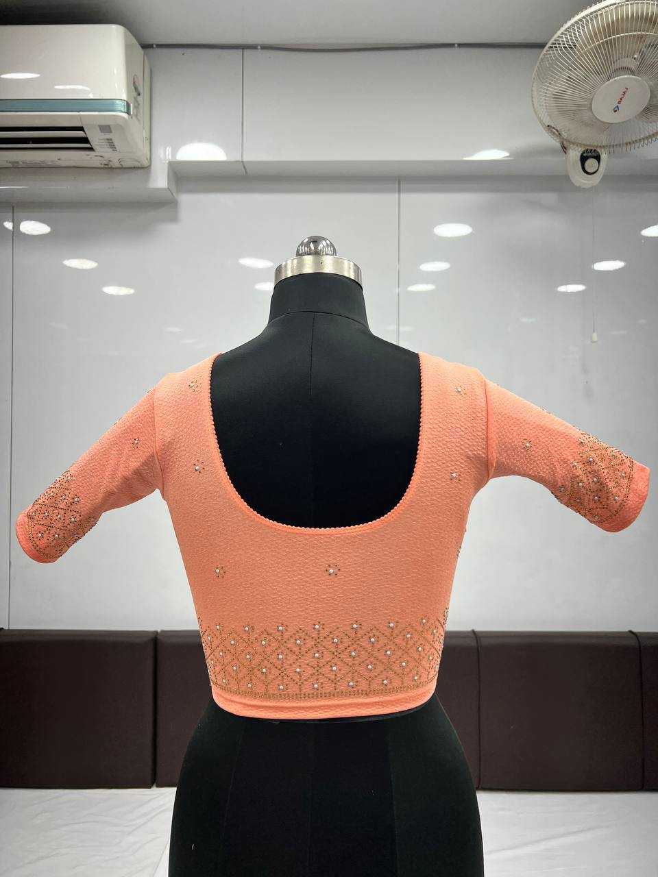 Ynf Cotton Lycra KESH535 ADITI Readymade Blouses Wholesale Designer Blouse Embroidered Blouses Cotton Blouse Manufacturer