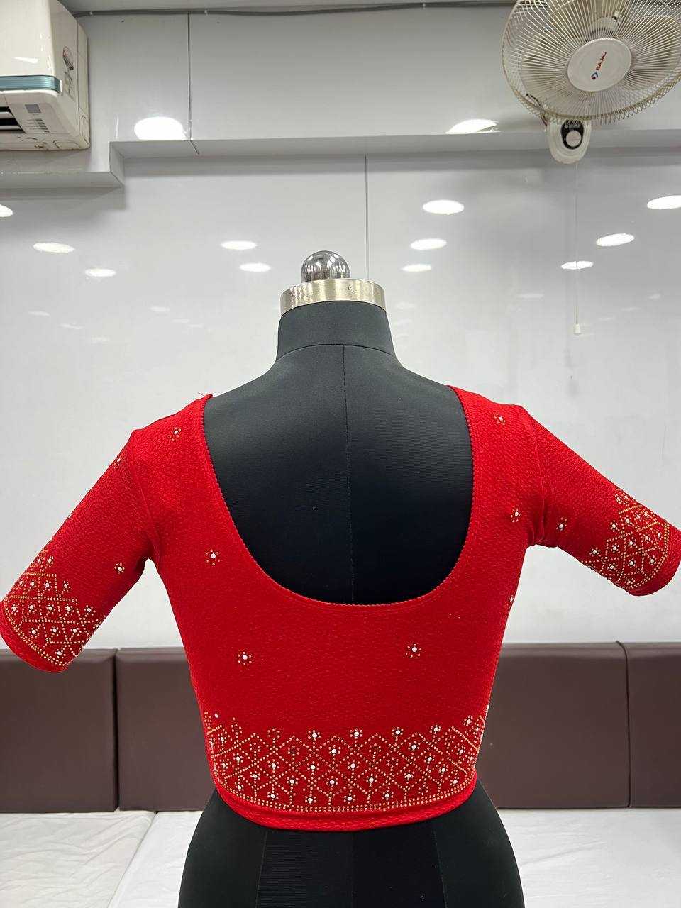 Ynf Cotton Lycra KESH535 ADITI Readymade Blouses Wholesale Designer Blouse Embroidered Blouses Cotton Blouse Manufacturer