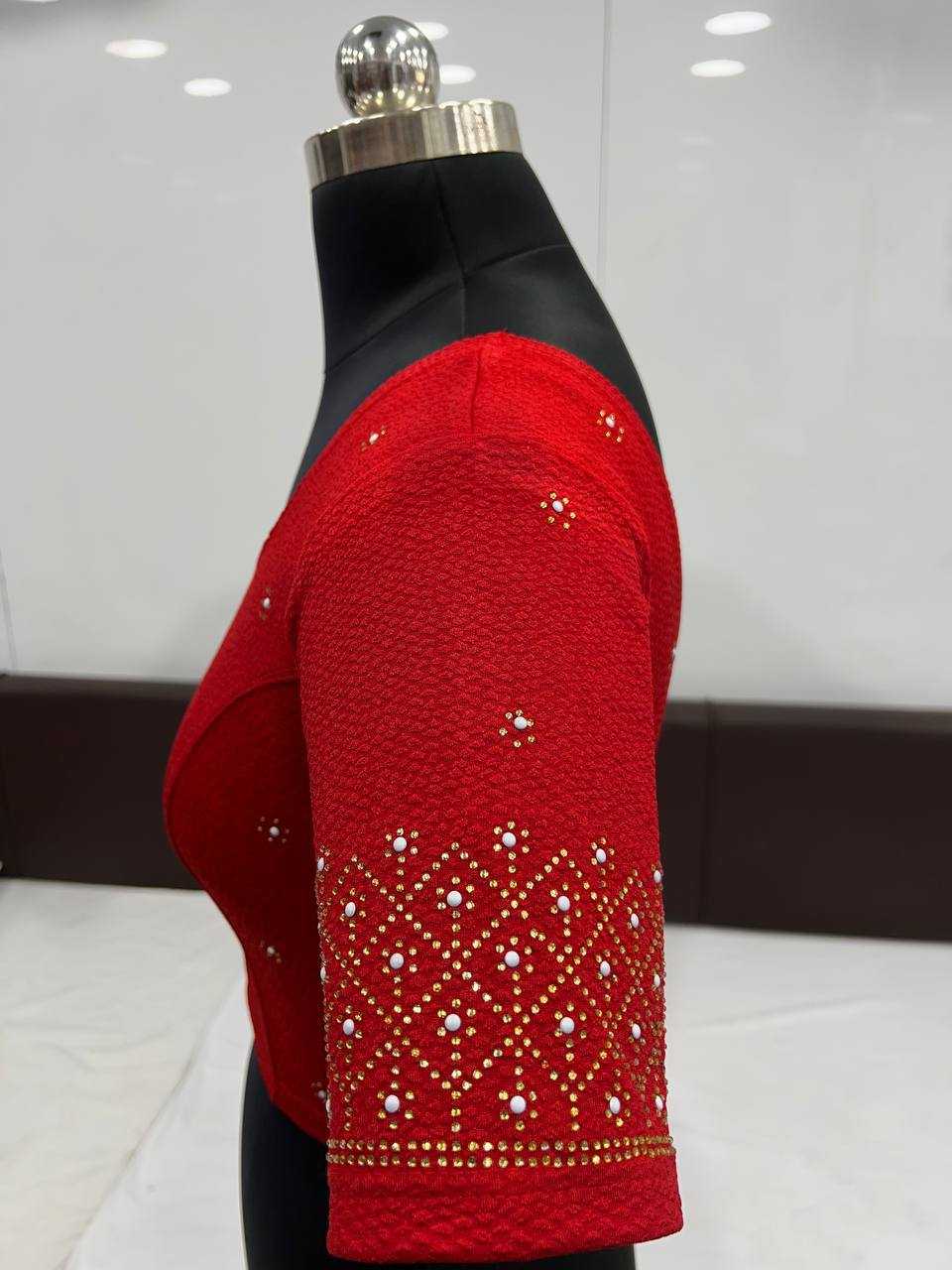 Ynf Cotton Lycra KESH535 ADITI Readymade Blouses Wholesale Designer Blouse Embroidered Blouses Cotton Blouse Manufacturer