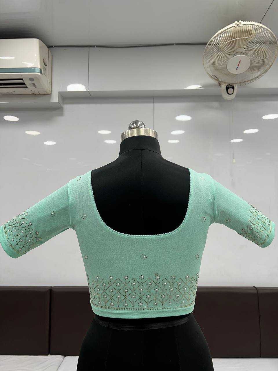 Ynf Cotton Lycra KESH535 ADITI Readymade Blouses Wholesale Designer Blouse Embroidered Blouses Cotton Blouse Manufacturer