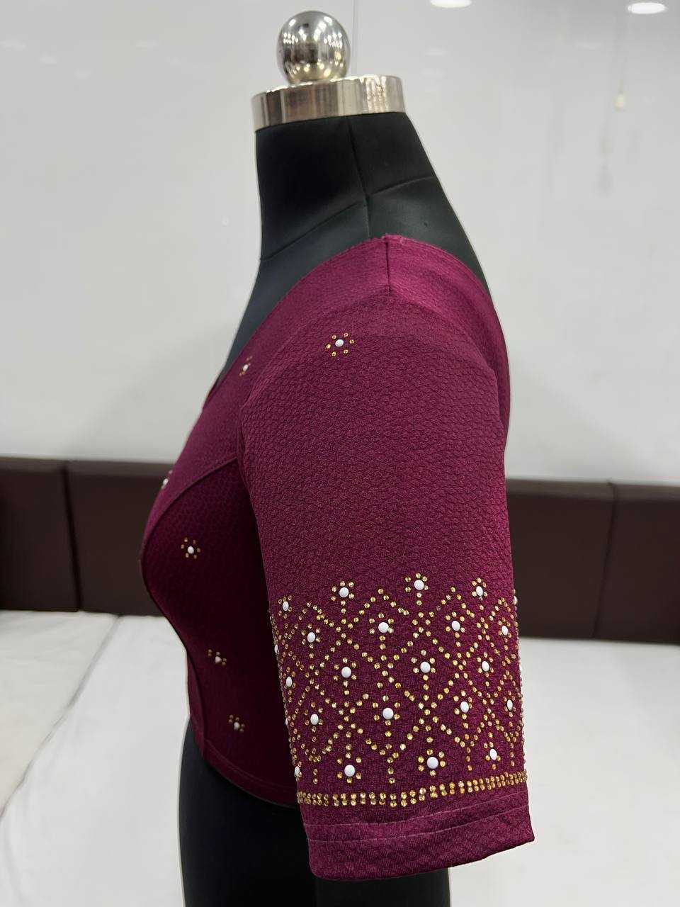 Ynf Cotton Lycra KESH535 ADITI Readymade Blouses Wholesale Designer Blouse Embroidered Blouses Cotton Blouse Manufacturer
