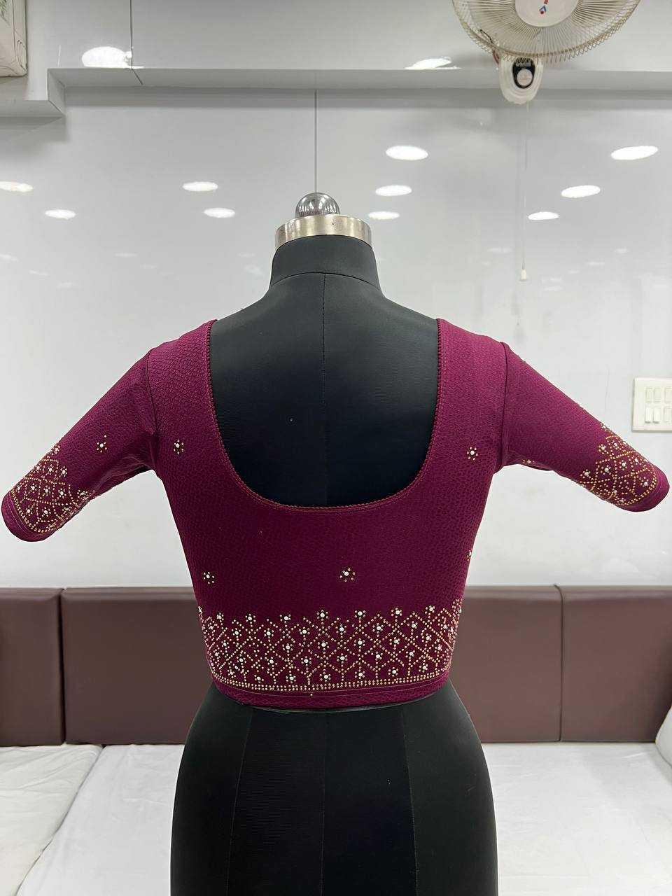 Ynf Cotton Lycra KESH535 ADITI Readymade Blouses Wholesale Designer Blouse Embroidered Blouses Cotton Blouse Manufacturer
