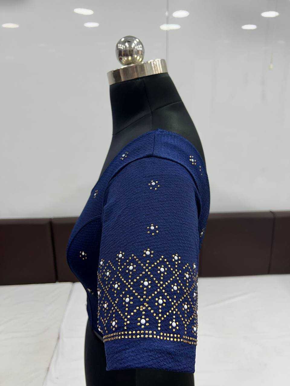 Ynf Cotton Lycra KESH535 ADITI Readymade Blouses Wholesale Designer Blouse Embroidered Blouses Cotton Blouse Manufacturer