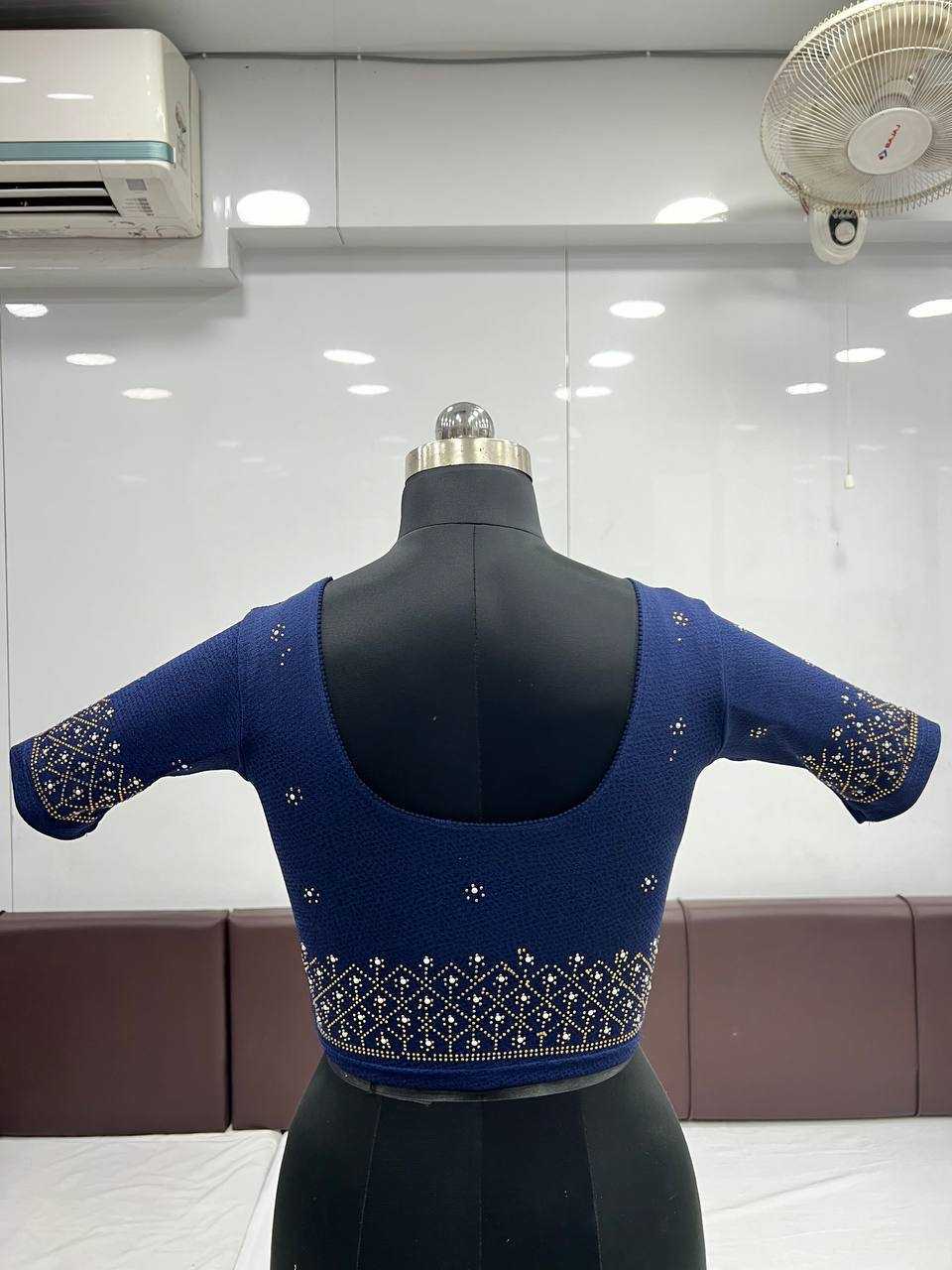 Ynf Cotton Lycra KESH535 ADITI Readymade Blouses Wholesale Designer Blouse Embroidered Blouses Cotton Blouse Manufacturer