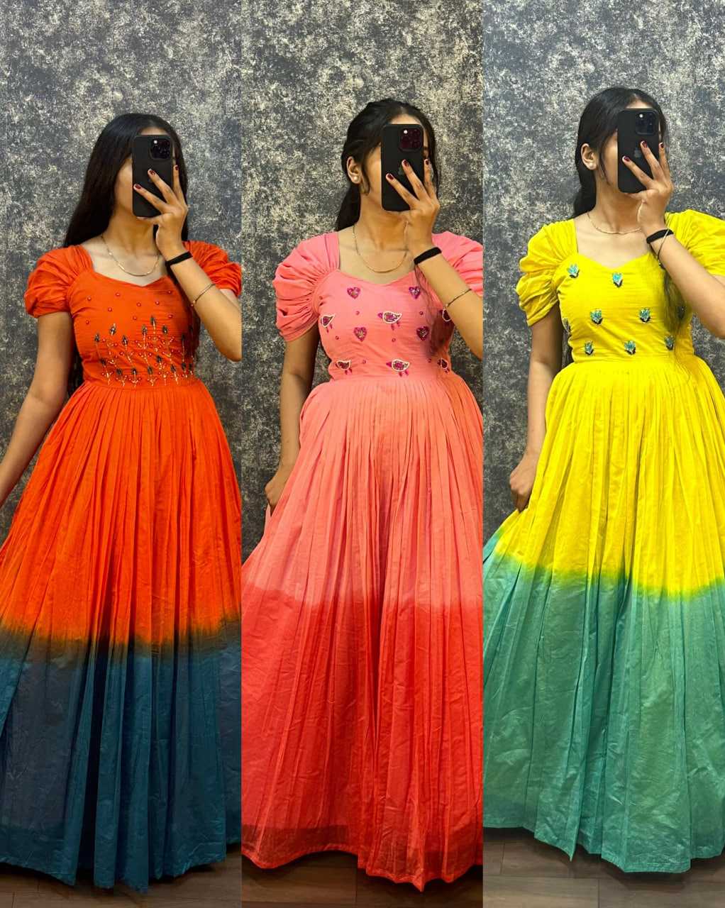 Ynf Cotton RIN102 112 Gowns Wholesale Fancy Gowns Long Gowns Work Gowns Manufacturer