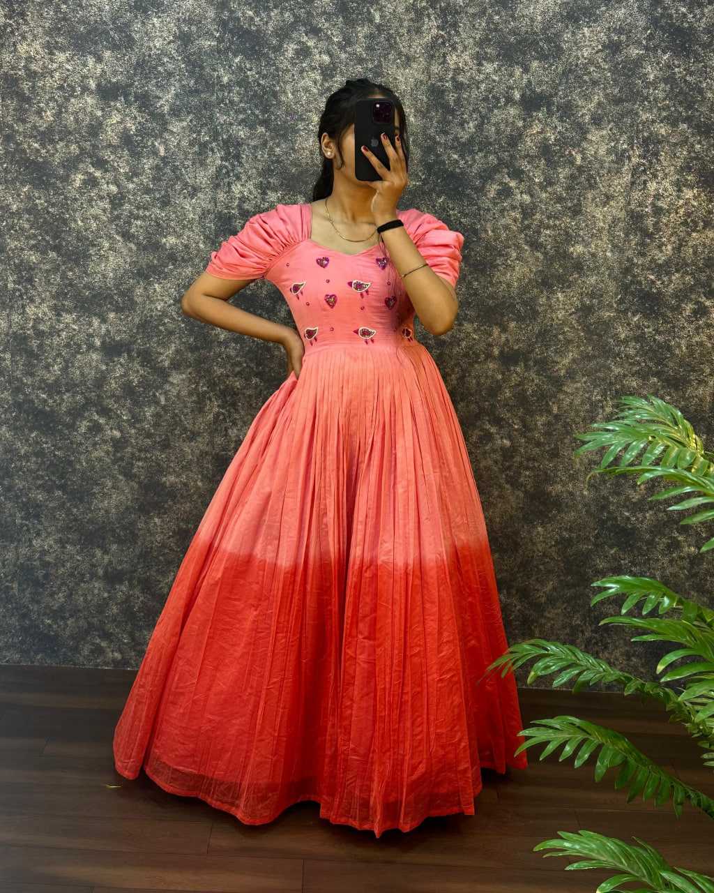 Ynf Cotton RIN102 112 Gowns Wholesale Fancy Gowns Long Gowns Work Gowns Manufacturer