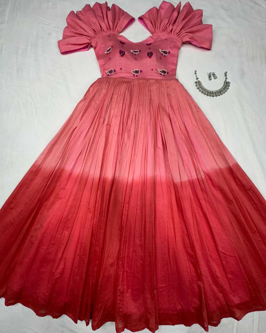 Ynf Cotton RIN102 112 Gowns Wholesale Fancy Gowns Long Gowns Work Gowns Manufacturer