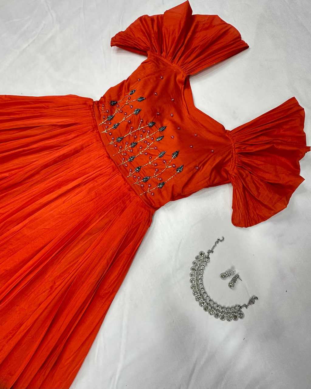 Ynf Cotton RIN102 112 Gowns Wholesale Fancy Gowns Long Gowns Work Gowns Manufacturer