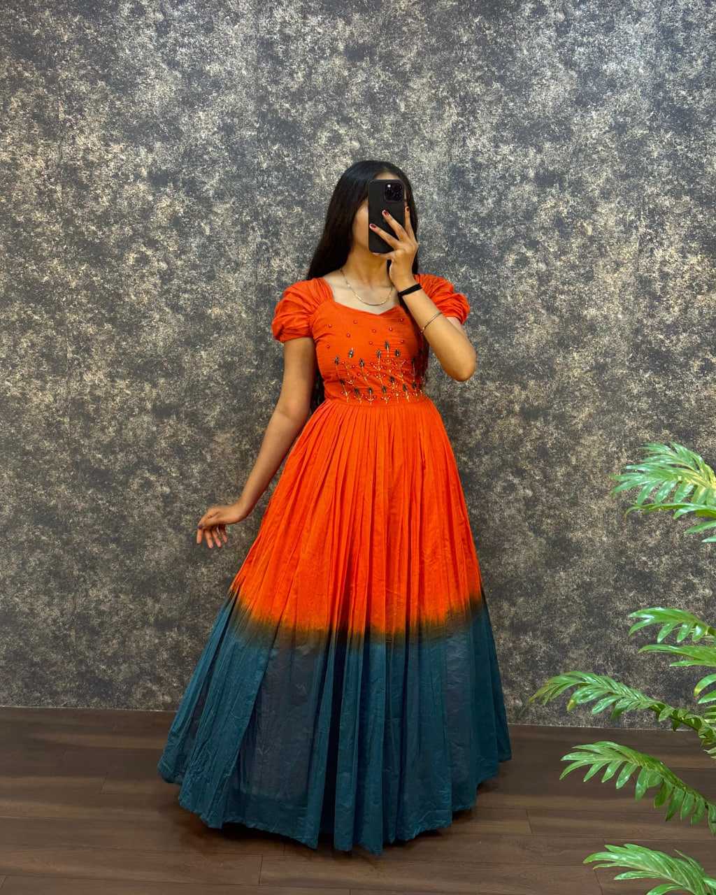 Ynf Cotton RIN102 112 Gowns Wholesale Fancy Gowns Long Gowns Work Gowns Manufacturer