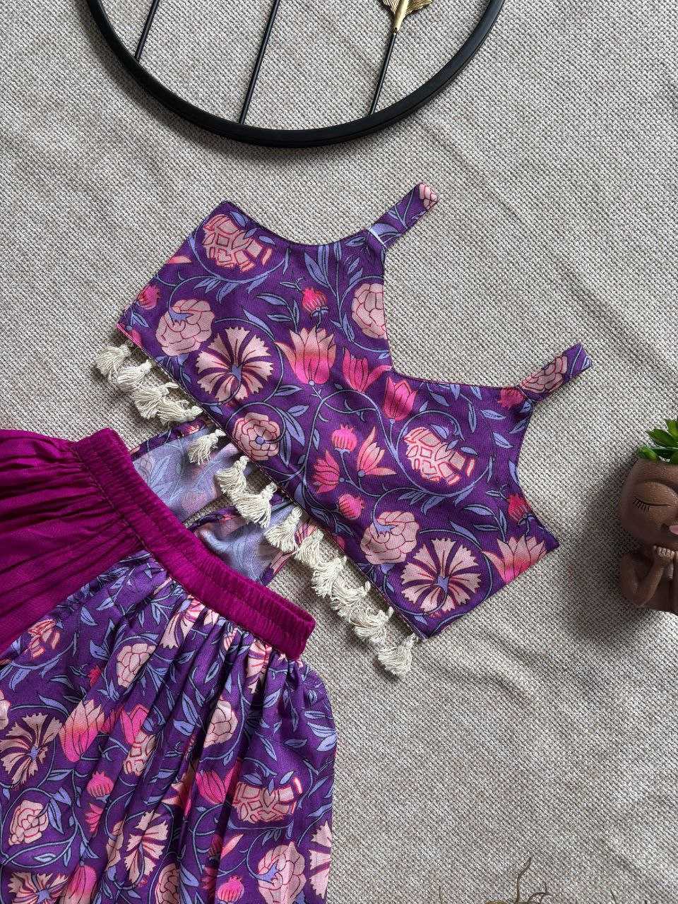 Ynf Cotton RIN107 ALLOVER Kids Wear Wholesale Kids Lehenga Kids Lehenga Choli Baby Girl Lehenga Manufacturer