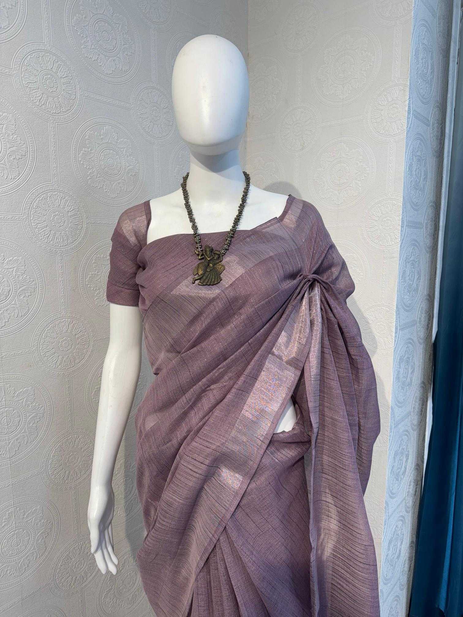 Ynf Cotton RIN118 BORDER Sarees Wholesale Designer Sarees Cotton Linen Sarees Zari Border Sarees Manufacturer
