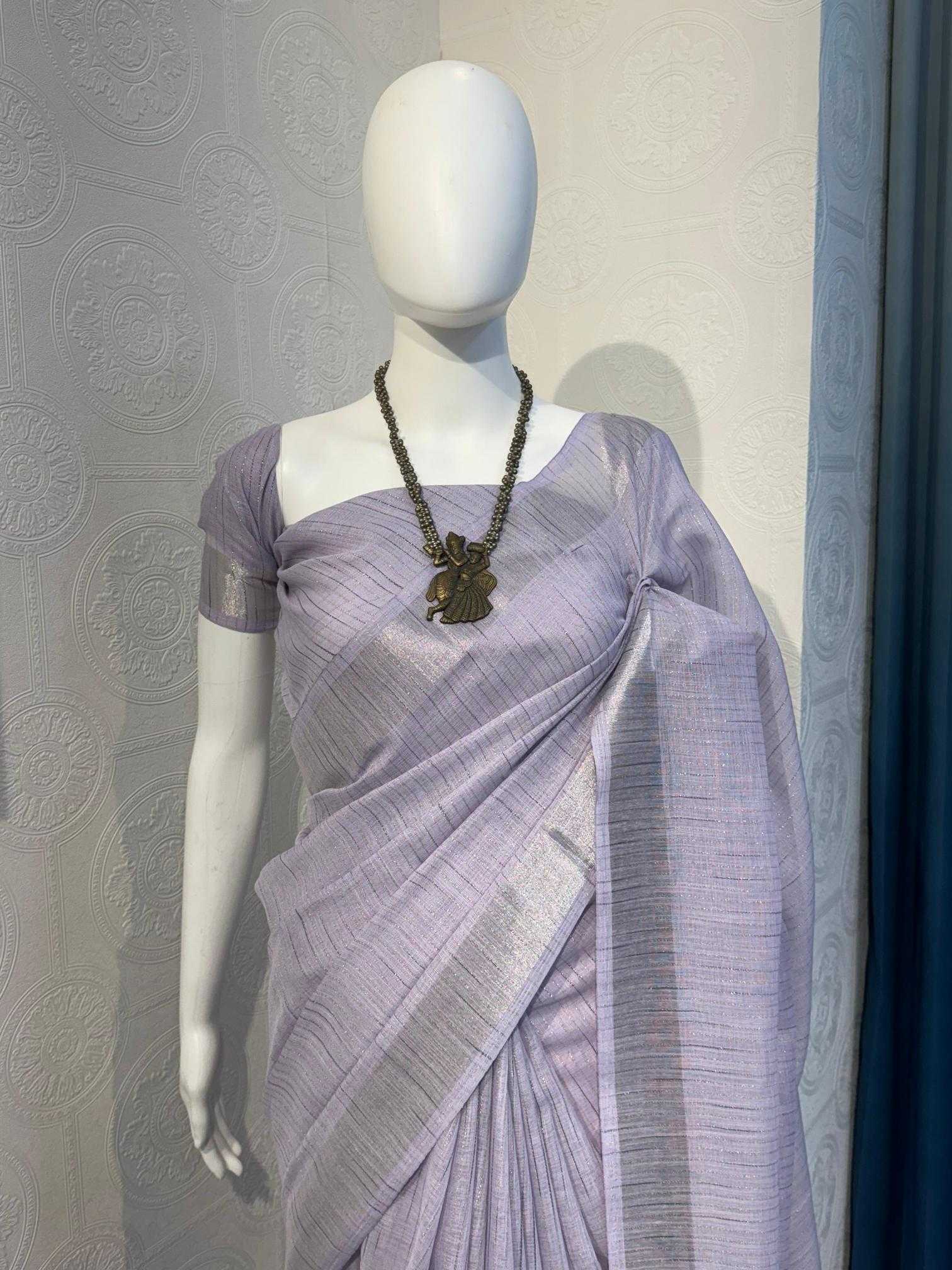 Ynf Cotton RIN118 HEER Sarees Wholesale Designer Sarees Cotton Linen Sarees Zari Border Sarees Manufacturer