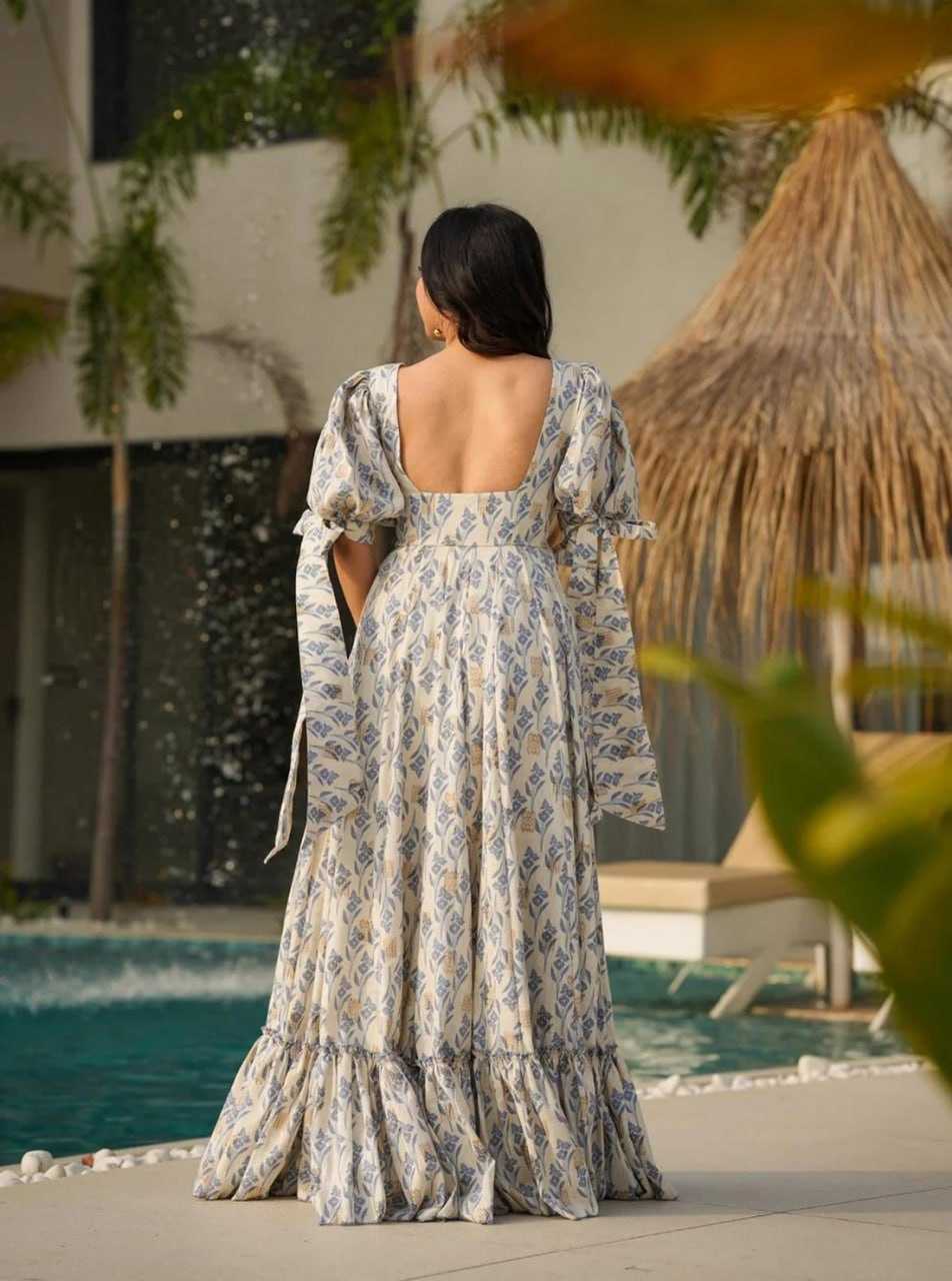 Ynf Cotton RIN131 901 Gowns Plus Size Collections Wholesale Fancy Gowns Anarkali Gown Long Gowns Manufacturer
