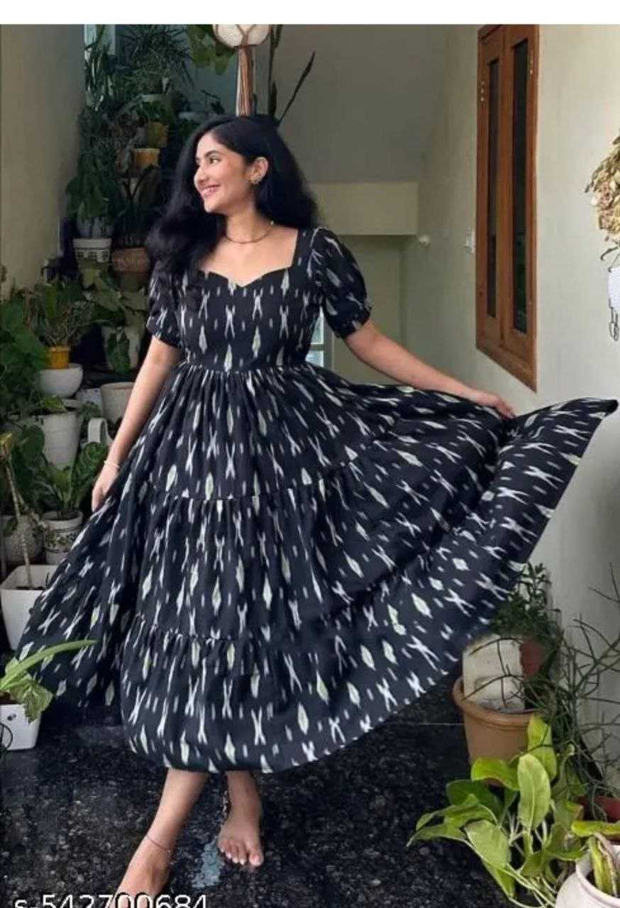 Ynf Cotton RIN161 youth Gowns Wholesale Printed Gowns Fancy Gowns Party Gowns Manufacturer