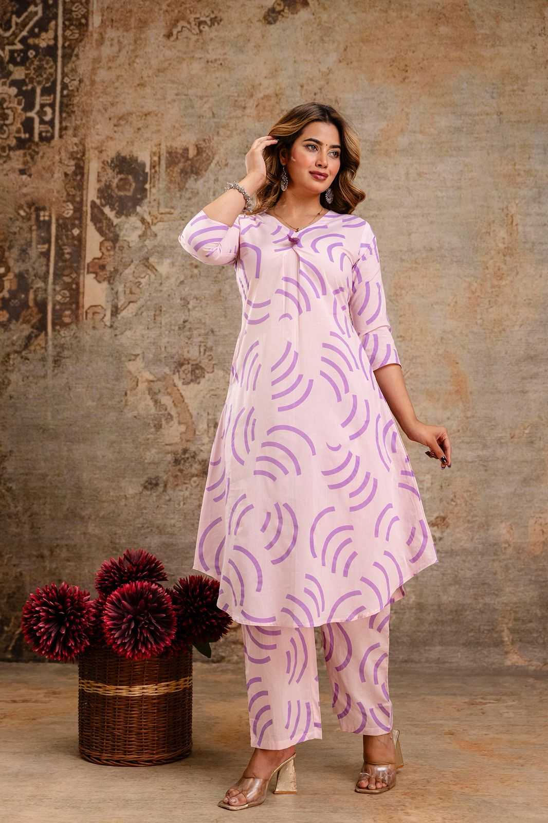 Ynf Cotton RIN190 2-Piece Setwise Collections Wholesale Kurtis Catalogs Manufacturer