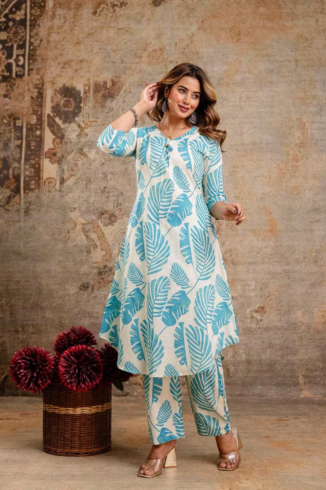 Ynf Cotton RIN190 2-Piece Setwise Collections Wholesale Kurtis Catalogs Manufacturer