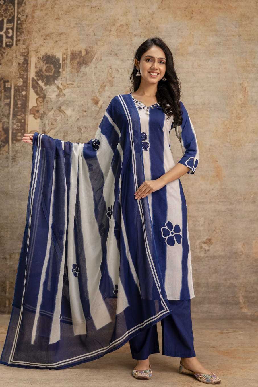 Ynf Cotton RIN190 ALFAZ Setwise Collections Wholesale Dresses & Suits Catalogs Manufacturer