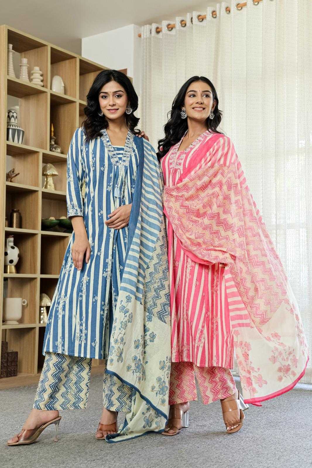 Ynf Cotton RIN190 AQUA Setwise Collections Wholesale Dresses & Suits Catalogs Manufacturer