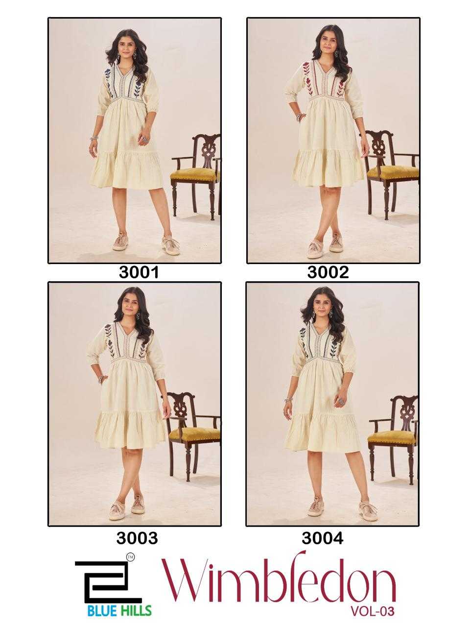 Ynf Cotton RIN190 Blue hills -Wimbledon 3 Setwise Collections Wholesale Gowns Catalogs Manufacturer