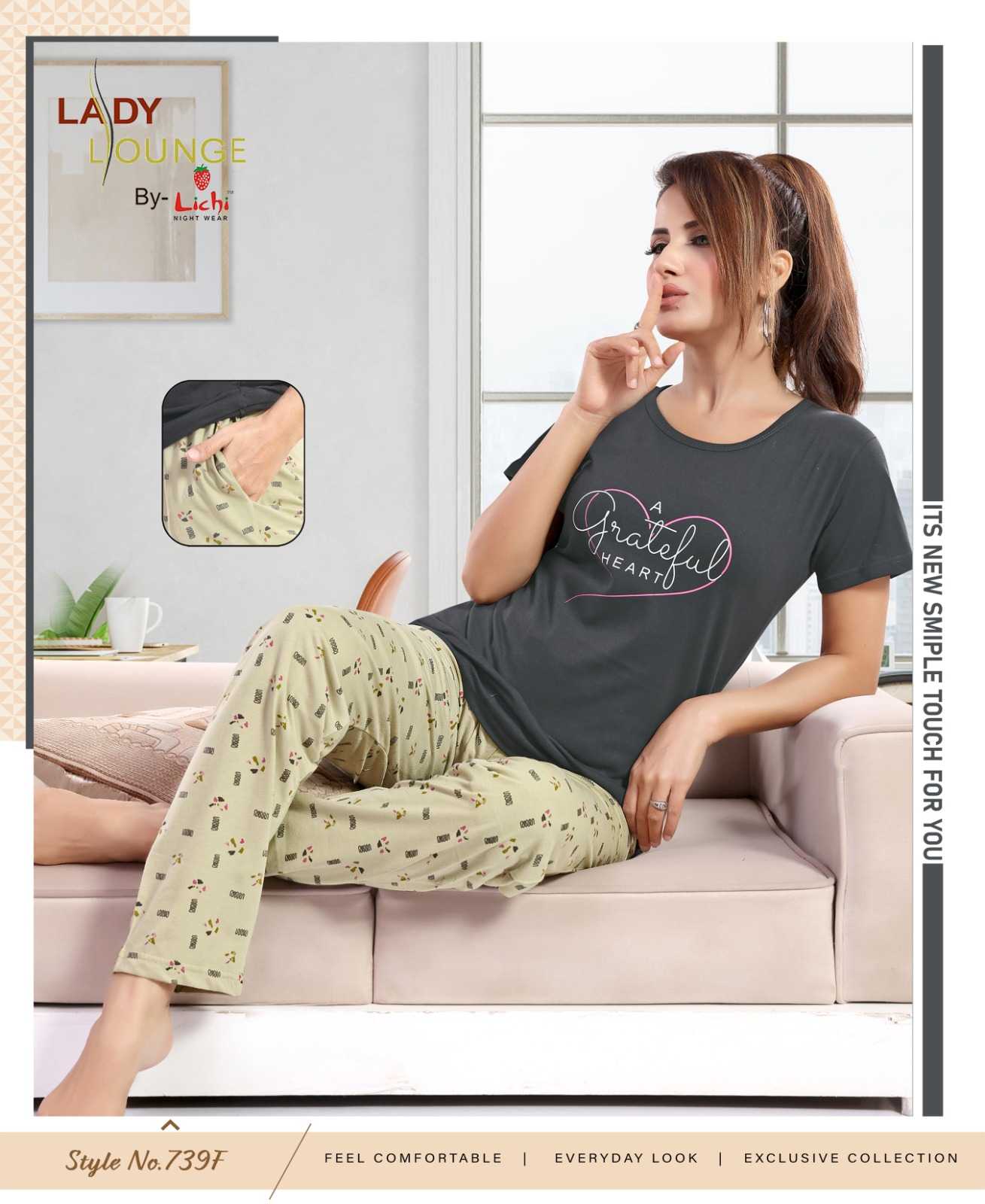 Ynf Cotton RIN190 Hojiyari Setwise Collections Wholesale Night Wear Catalogs Manufacturer