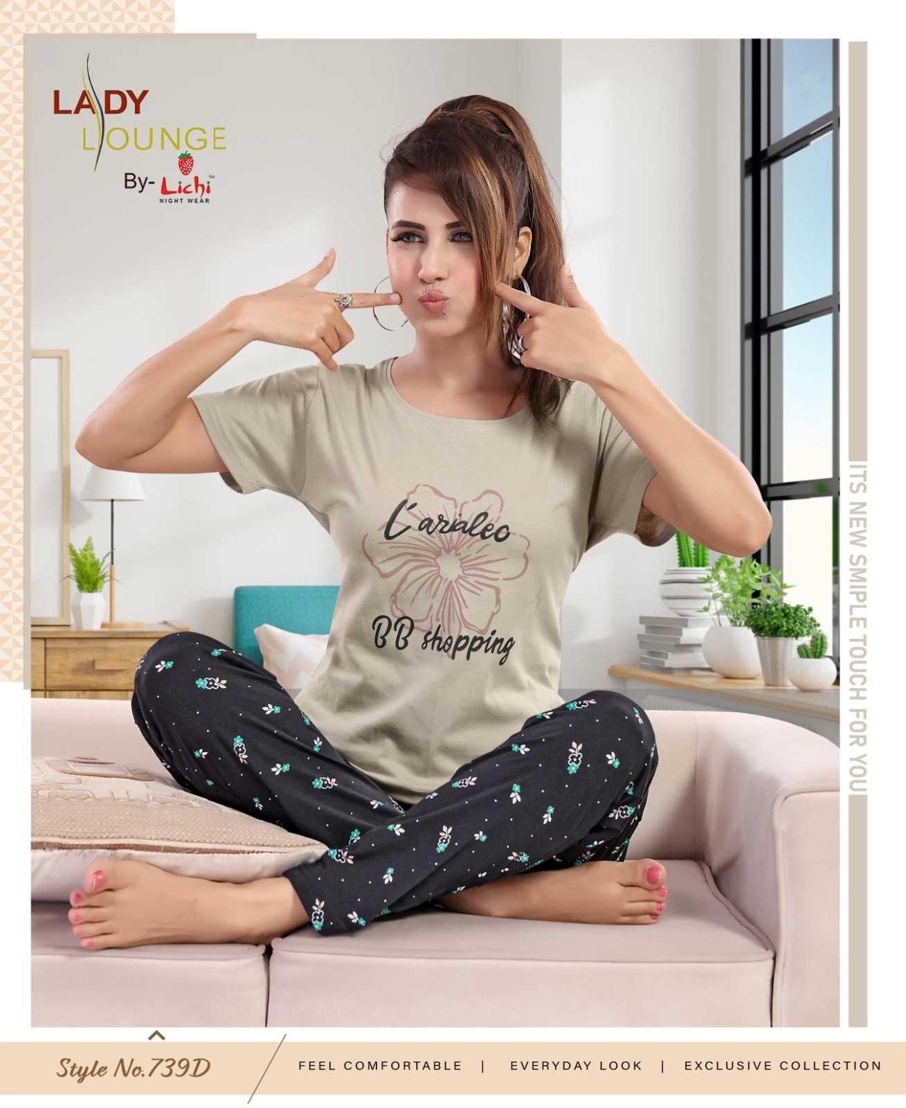 Ynf Cotton RIN190 Hojiyari Setwise Collections Wholesale Night Wear Catalogs Manufacturer