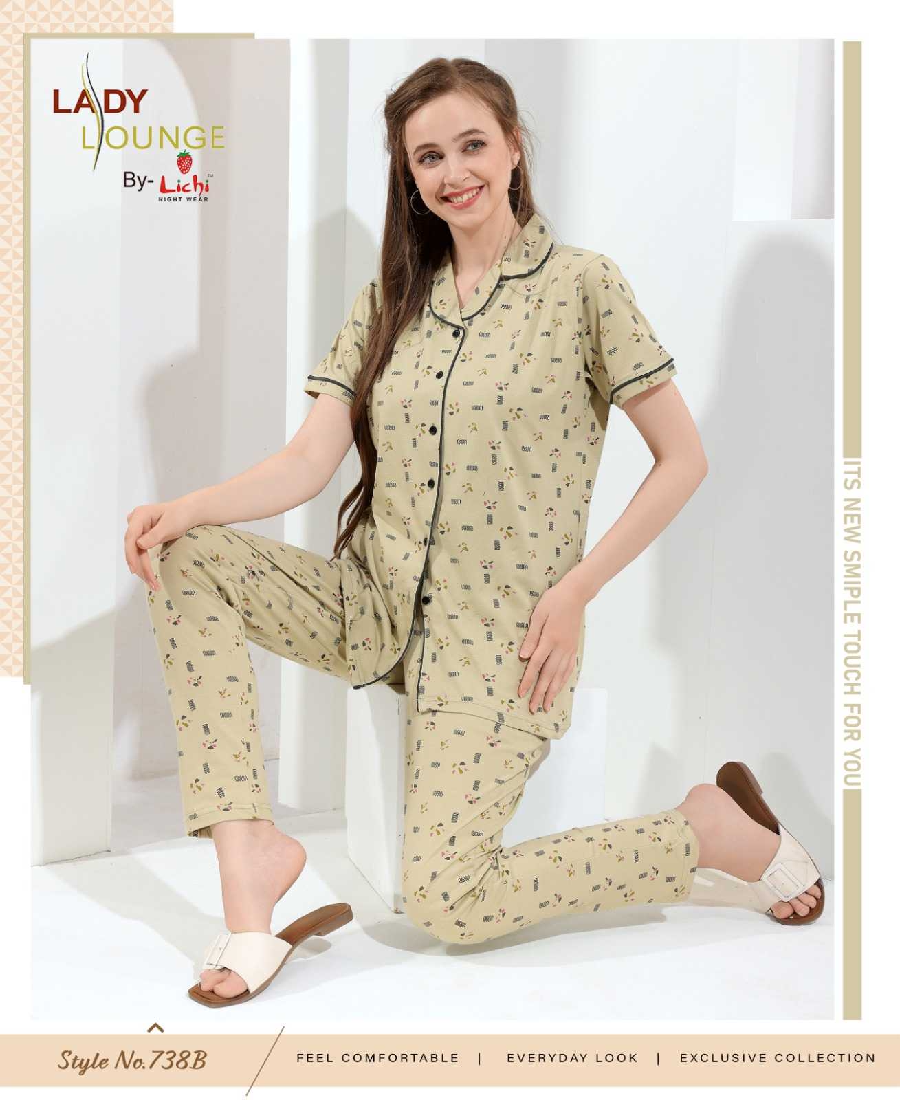 Ynf Cotton RIN190 Night Setwise Collections Wholesale Night Wear Catalogs Manufacturer