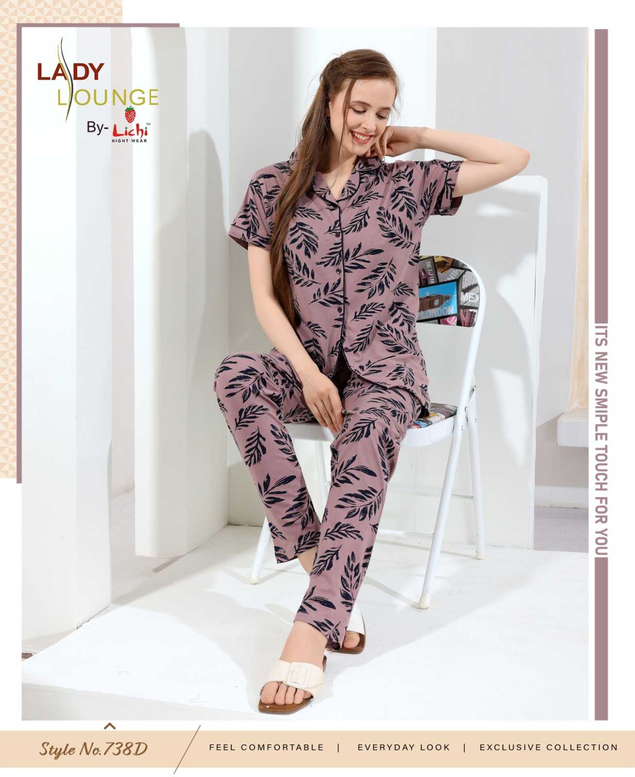 Ynf Cotton RIN190 Night Setwise Collections Wholesale Night Wear Catalogs Manufacturer