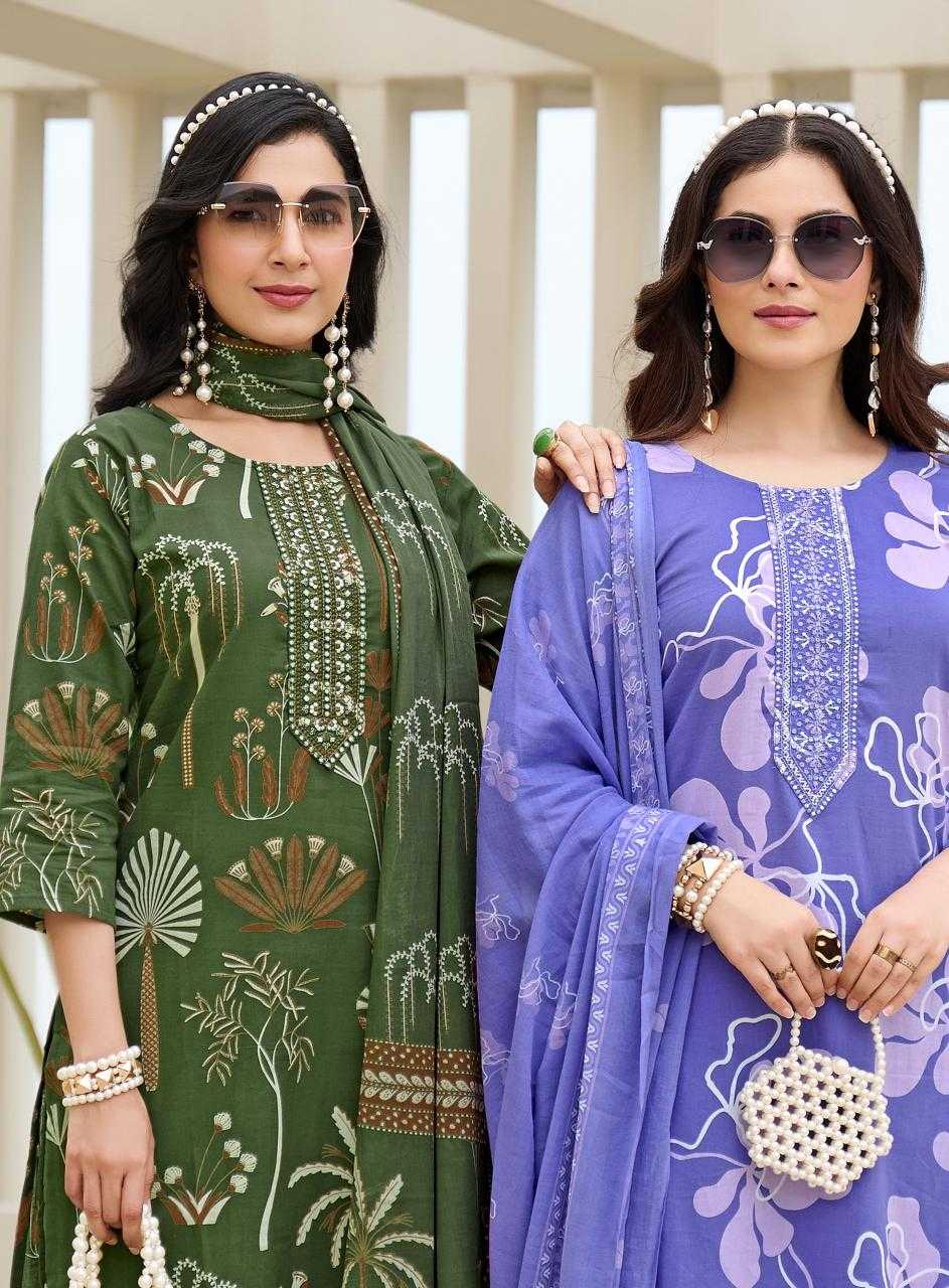 Ynf Cotton RIN190 RADHIKA-COTTON FAB VOL6 Setwise Collections Wholesale Dresses & Suits Catalogs Manufacturer