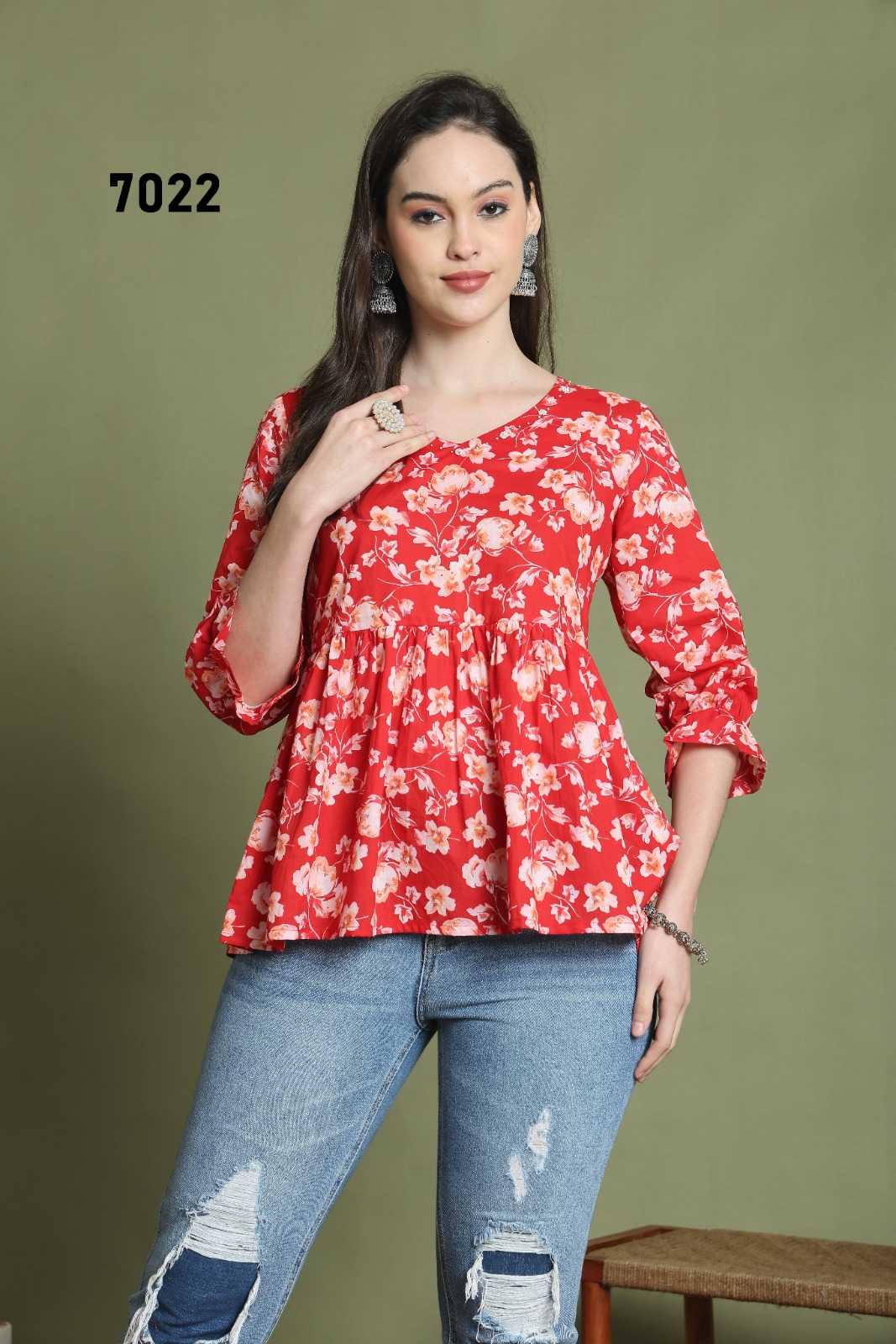 Ynf Cotton RIN190 Rajnandini Setwise Collections Wholesale Kurtis Catalogs Manufacturer