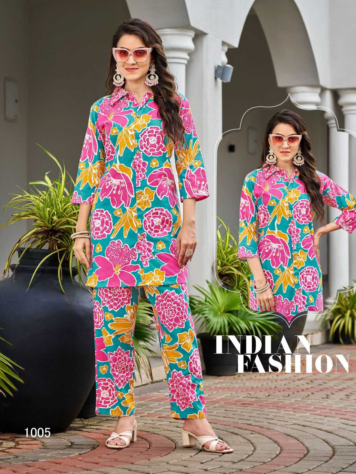 Ynf Cotton RIN190 S I-SUMMER BEAUTY VOL-1 Setwise Collections Wholesale Night Wear Catalogs Manufacturer