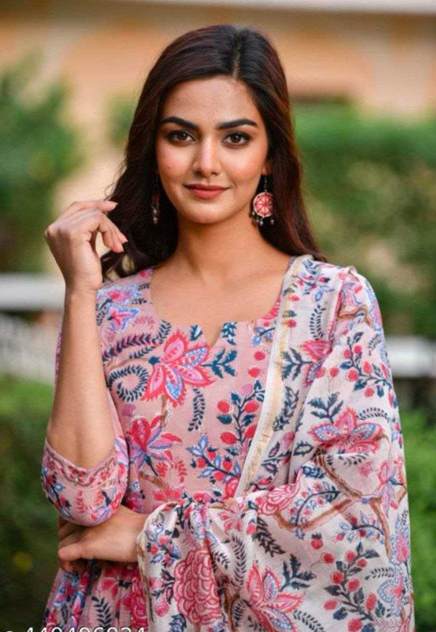Ynf Cotton RIN193 BLEND Suits & Dresses Wholesale Ladies Suits Printed Suits Cotton Suits Manufacturer