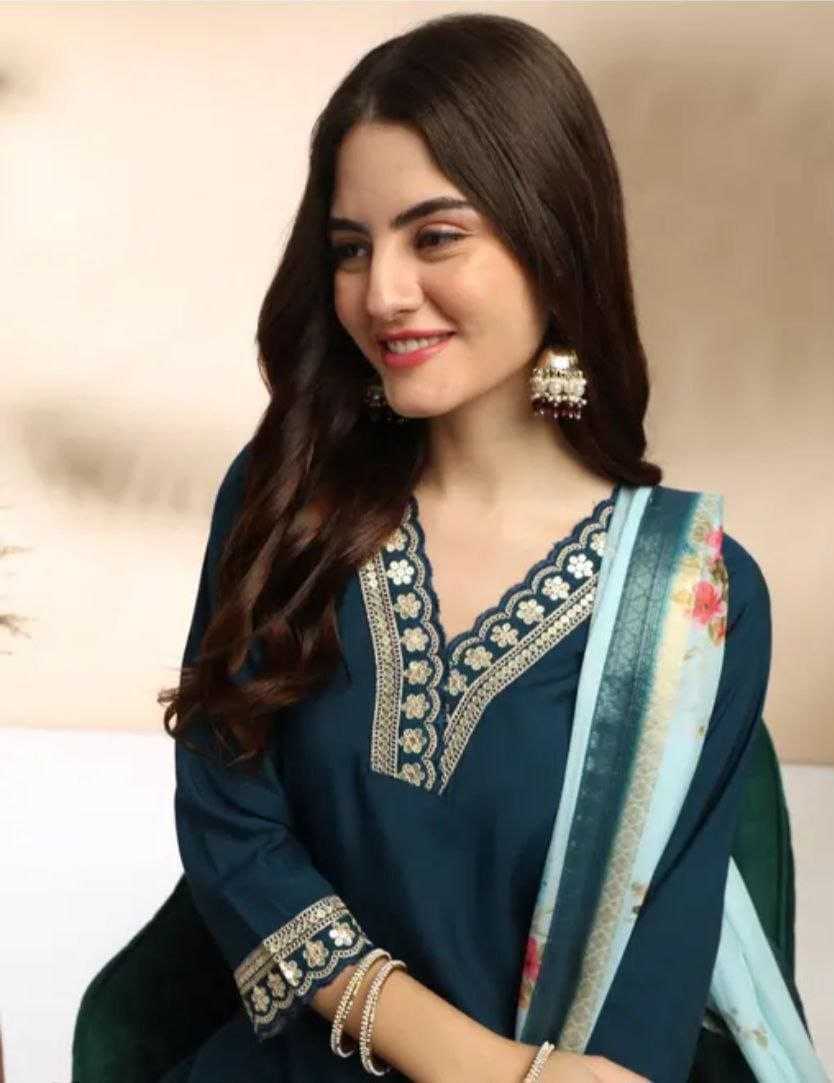 Ynf Cotton RIN193 FIRST Suits & Dresses Wholesale Ladies Suits Embroidery Suits Cotton Suits Manufacturer
