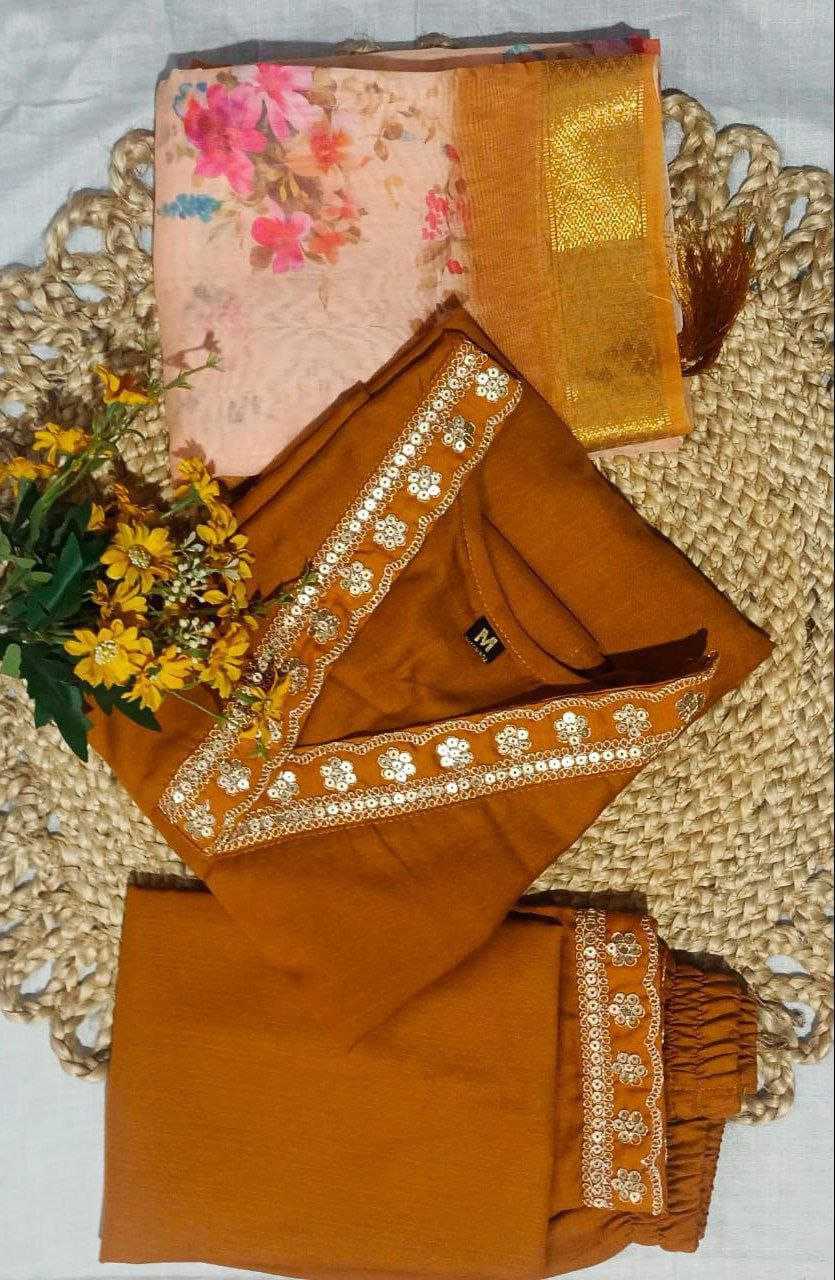 Ynf Cotton RIN193 FIRST Suits & Dresses Wholesale Ladies Suits Embroidery Suits Cotton Suits Manufacturer