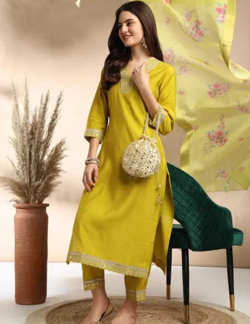 Ynf Cotton RIN193 FIRST Suits & Dresses Wholesale Ladies Suits Embroidery Suits Cotton Suits Manufacturer